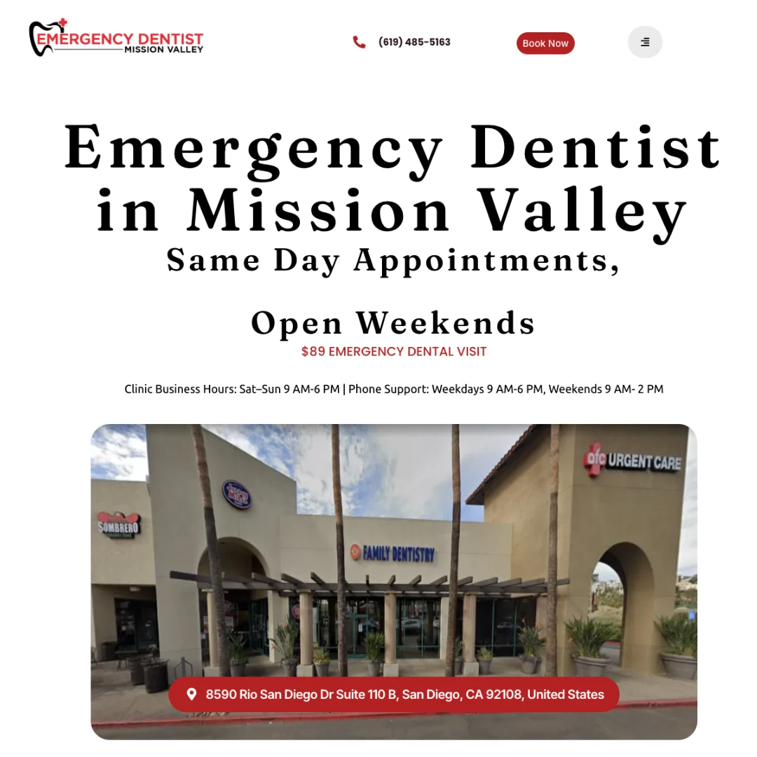 Emergency Dentist in Mission Valley